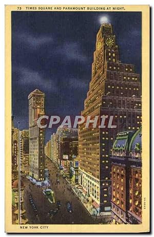 Carte Postale Moderne Times Square New York Paramount Building