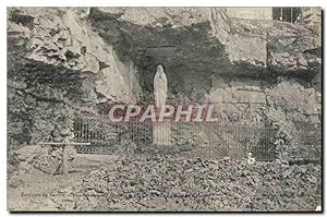 Carte Postale Ancienne Environs de Vesoul Dampierre sur Linottes Vierge