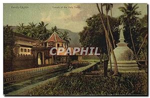 Carte Postale Ancienne Kandy Ceylon Temple of the Holy Tooth