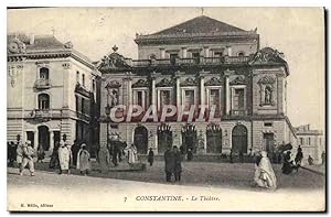 Carte Postale Ancienne Constantine Le Théâtre