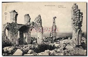 Carte Postale Ancienne Montfaucon L'Eglise