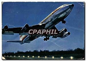 Carte Postale Moderne Avion Aviation Boeing 707B Intercontinental de la TWA
