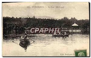 Carte Postale Ancienne Puigcerda Le Lac