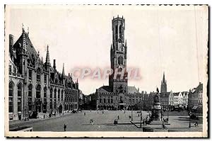 Carte Postale Ancienne Bruges Grand Place