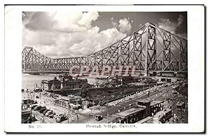 Carte Postale Moderne Howrah Bridge Calcutta