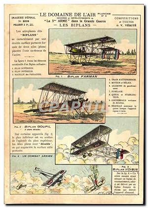 Carte Postale Moderne Avion Aviation Domaine de l'air Biplan Farman Goupil Voisin