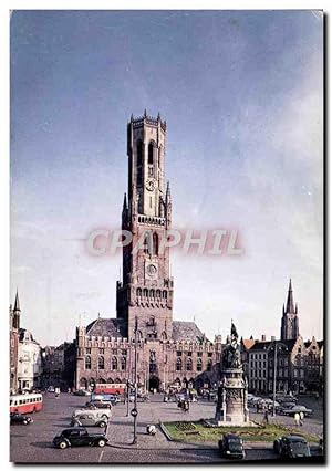 Carte Postale Moderne Bruges le beffroi