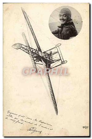 Carte Postale Ancienne Avion Aviation