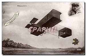 Carte Postale Ancienne Avion Aviation Paulhan