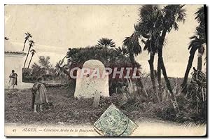 Carte Postale Ancienne Alger Cimetiere arabe