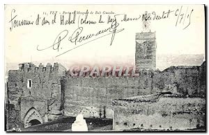 Carte Postale Ancienne Fez Porte et mosquee de Bab Guissha