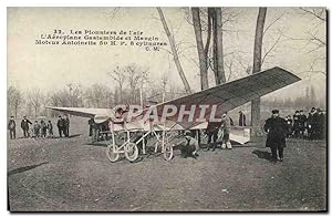 Carte Postale Ancienne Avion Aviation Aeroplane Gastambide et Mangin Moteur Antoinette