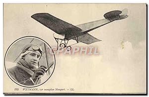 Carte Postale Ancienne Avion Aviation Weymann sur monoplan Nieuport
