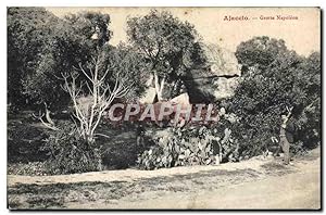 Carte Postale Ancienne Ajaccio Grotte Napoleon Corse Corsica