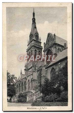 Carte Postale Ancienne Mezieres L'Eglise