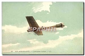Carte Postale Ancienne Avion Aviation Aeroplane Latham