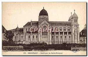 Carte Postale Ancienne Besancon Basilique de Saint Ferjeux