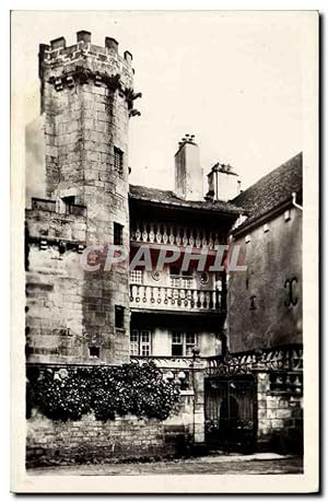 Carte Postale Ancienne Haute Saone Jolie Luxeuil Bains Maison et Tour du Bailly