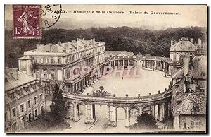 Carte Postale Ancienne Nancy Hemicycle de la Carriere Palais du Gouvernement