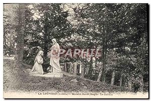 Carte Postale Ancienne La Louvesc Maison Saint Regis Le jardin