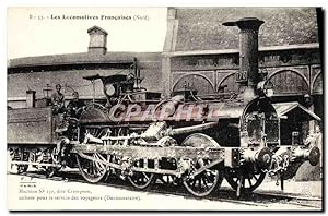 Carte Postale Ancienne Train Locomotive Machine 170 dite Crampton Service des voyageurs