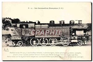 Carte Postale Ancienne Train Locomotive Machine Tender 5314 a surchauffeur Schmidt