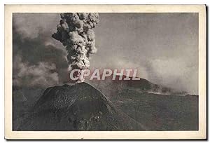 Carte Postale Ancienne Volcan Vesuvio Cono centrale