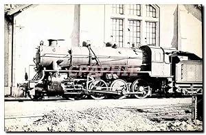 CARTE PHOTO Castres Hermann Train Locomotive