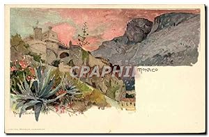 Carte Postale Ancienne Fantaisie Illustrateur Monaco