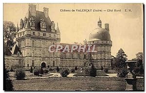 Carte Postale Ancienne Château de Valencay Cote Nord