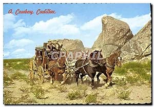 Carte Postale Moderne Far West Cow Boy A cowboy Cadillac