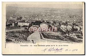 Carte Postale Ancienne Marseille vue générale Prise de Notre Dame De la Garde