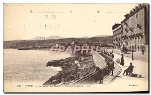 Carte Postale Ancienne Nice La Jetée du Soleil a Rouba Capeou