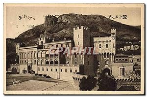 Carte Postale Ancienne Monaco Le palais du Prince