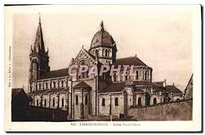 Carte Postale Ancienne Châteauroux Eglise Notre Dame