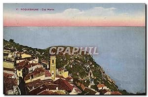 Carte Postale Ancienne Roquebrune Cap Martin