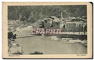 Carte Postale Ancienne Breil Gare a la frontiere franco italienne