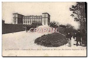 Carte Postale Ancienne Marseille Château du Pharo Ecole superieure de Medecine Ex château Imperial