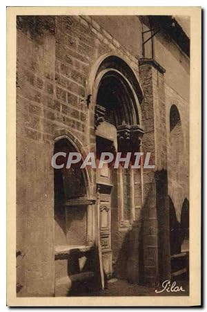 Carte Postale Ancienne Serres La Porte De I'Eglise
