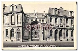 Carte Postale Moderne Caisse D'Epargne De Prevoyance De Paris Caisse Centrale Rue Coq Heron Louvre