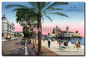 Carte Postale Ancienne Nice La Jetée Promenade Et La Promenade des Anglais