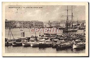 Carte Postale Ancienne Marseille Un Coin Du Vieux Port Bateaux