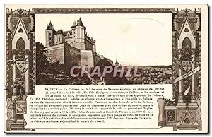 Carte Postale Ancienne Saumur Le Château