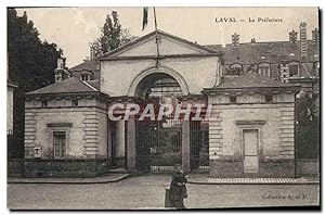 Carte Postale Ancienne Laval La préfecture