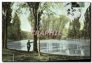 Carte Postale Ancienne Bois de Vincennes Le lac de St Mande