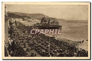 Carte Postale Ancienne Nice Promenade des Anglais