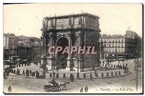 Carte Postale Ancienne Marseille La Porte D'Aix