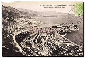 Carte Postale Ancienne Monaco La Principauté Et Cap Martin