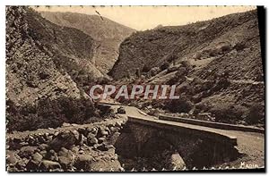 Carte Postale Ancienne Environs De Digne les Bains Route de Barles