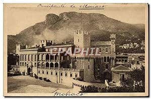 Carte Postale Ancienne Monaco Palais Du Prince